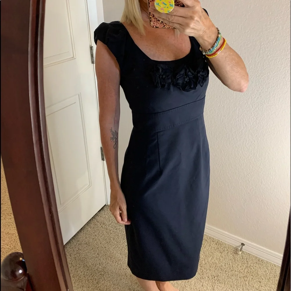 Rebecca Taylor Navy Blue Dress - Picture 14 of 14